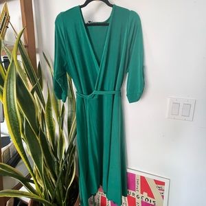 ModCloth Kelly green Wrap Dress